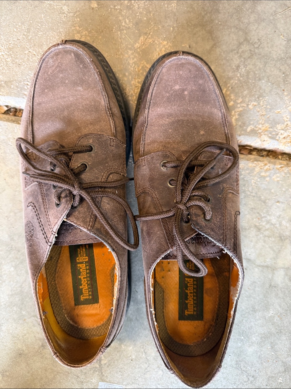 Timberland Men’s Brown Suede Boat Shoes